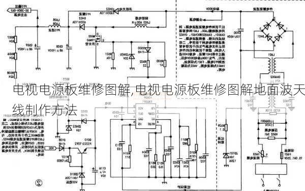 电视电源板维修图解,电视电源板维修图解地面波天线制作方法