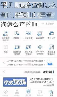 平顶山违章查询怎么查的,平顶山违章查询怎么查的啊