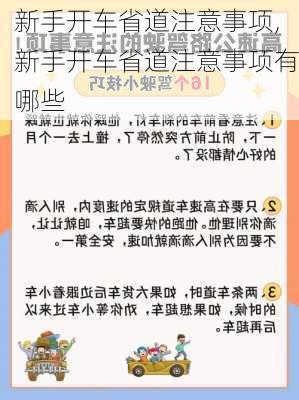 新手开车省道注意事项,新手开车省道注意事项有哪些