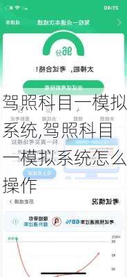 驾照科目一模拟系统,驾照科目一模拟系统怎么操作